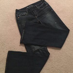 American Eagle bootleg jeans