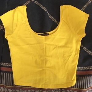Yellow Crop Top
