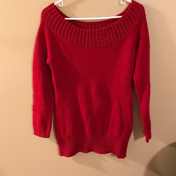 Red sweater
