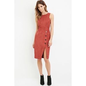 ❌SOLD❌🆕✨Contemporary Vegan Suede Sheath