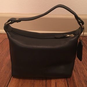 Coach mini leather bag. 8" x 4" x 5"