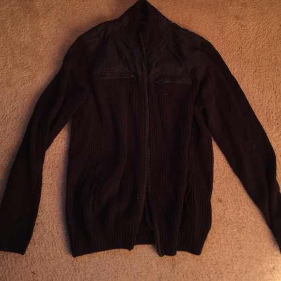 Black sweater jacket