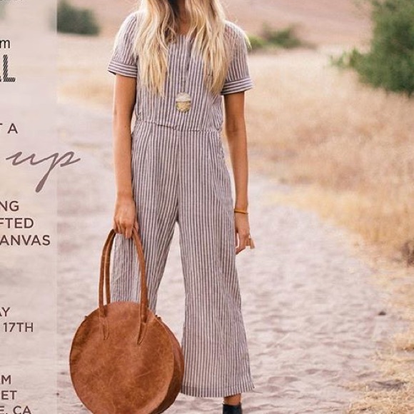 Striped Jumpsuit