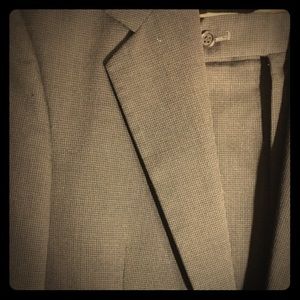 Burberry Suit Micro Houndstooth Sized 42 Jacket