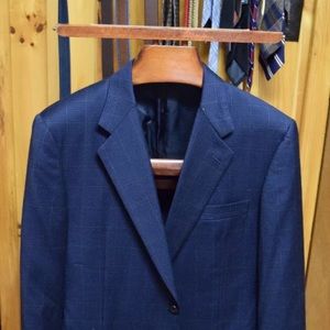 Hickey Freeman Brushed Wool Blazer 42