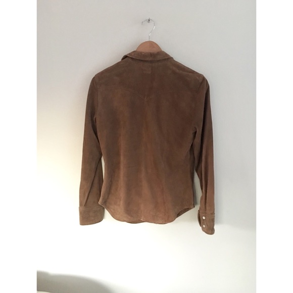 Festival Gap suede leather pearlized Button shirt - Picture 7 of 7