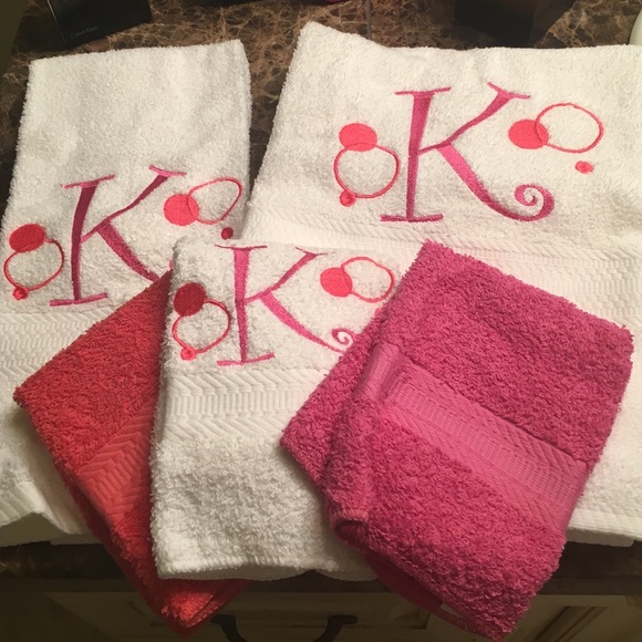 Monogrammed Towel Set