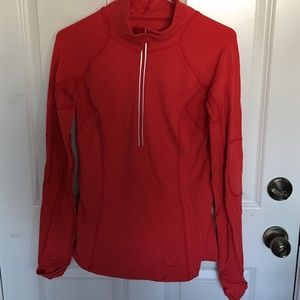Lululemon red track jacket