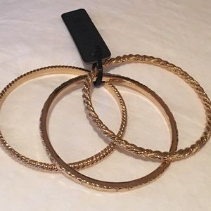 J. Crew gold bangles