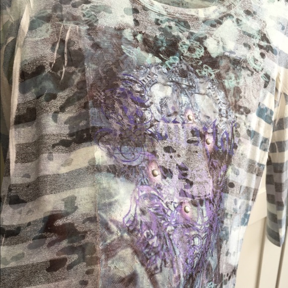 Méchant 3/4 Sleeve Top - Picture 3 of 4