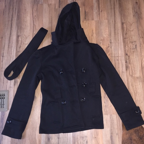 Black Peacoat. Great condition!