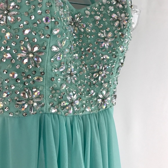 Light Blue Prom Dress - Picture 3 of 4