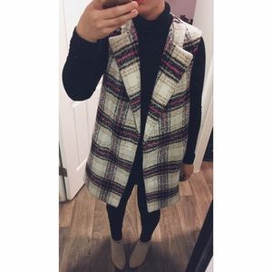 Thakoon Plaid Wool Vest