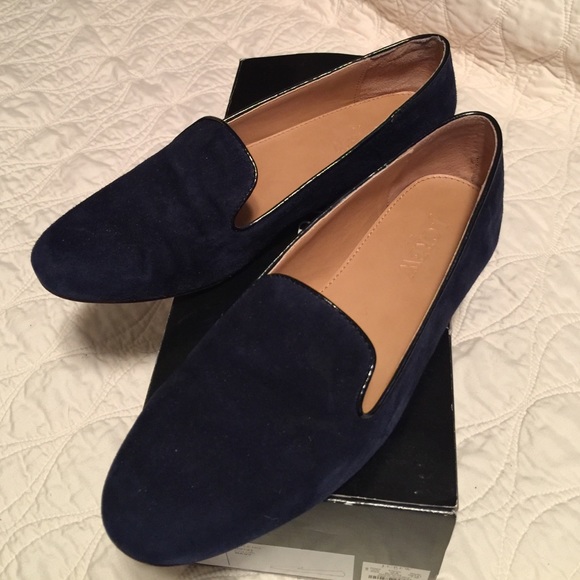 J.Crew Navy Suede SZ 7 Flats