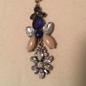 Handmade Long Blue Necklace - Stella & Dot Style