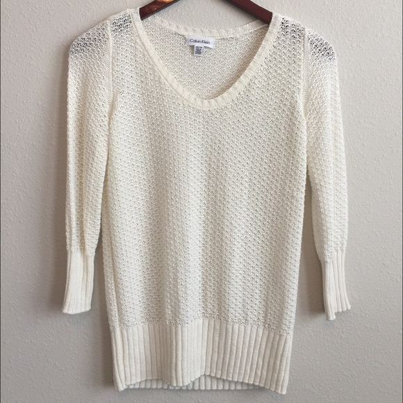 Calvin Klein Knit Sweater Shirt - Picture 1 of 3