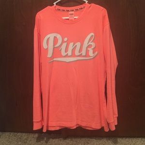 Coral long sleeve PINK shirt