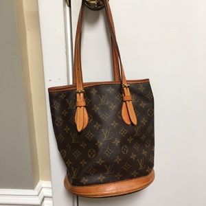 Authentic Louis Vuitton Small Bucket Bag