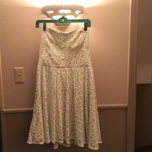 White lace dress