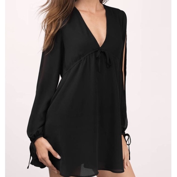 "All Tied Up" Black Dress