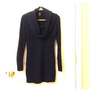 H&M Navy Knit Sweater Dress