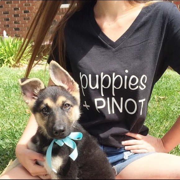 Puppies & Pinot Tee - Picture 2 of 6