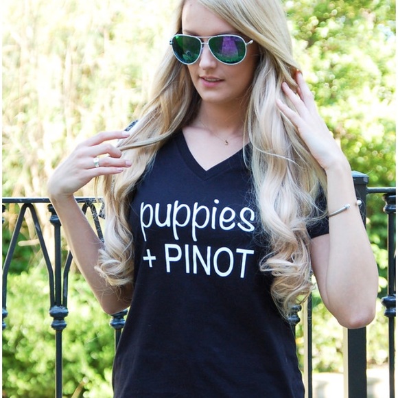 Puppies & Pinot Tee - Picture 4 of 6
