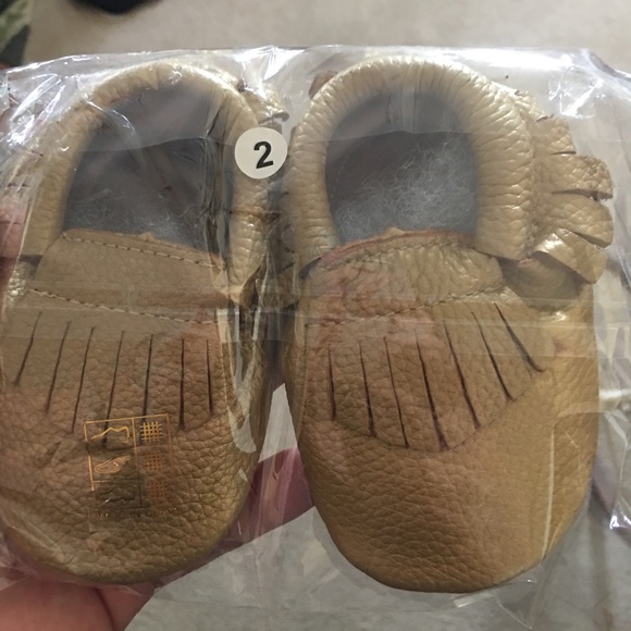 💯% genuine leather baby moccasins - Picture 3 of 3