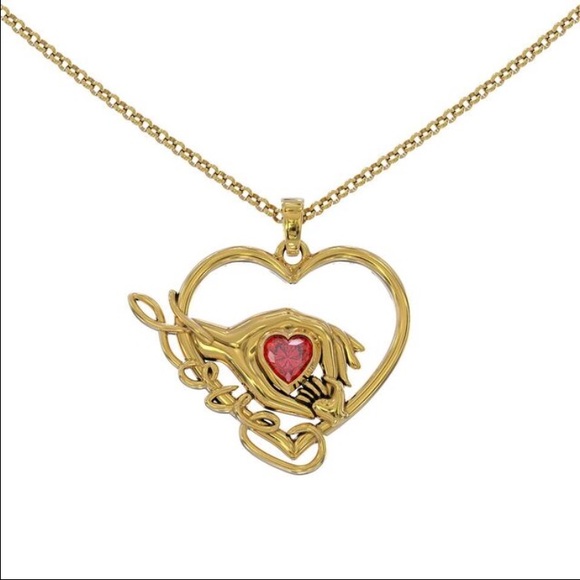 True Love Necklace REAL .925 Silver Pendant - Picture 2 of 4