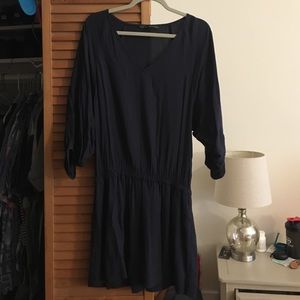Zara Basic Navy Dress