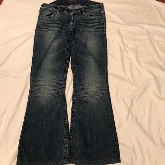 Silver brand flare leg jeans