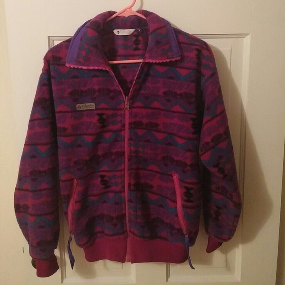 Columbia Jackets & Blazers - Columbia Fleece Jacket Tribal Aztec Pattern