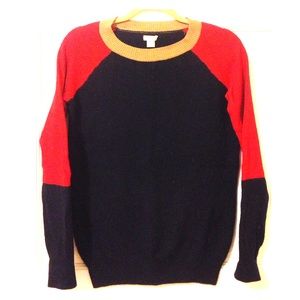 J.CREW Colorblock Knit Sweater