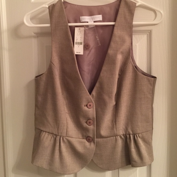 New York and Company Pinstriped Vest