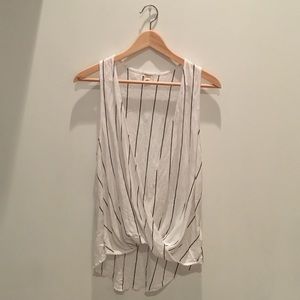 Silence + Noise Emlyn Surplice Tank Top (UO)