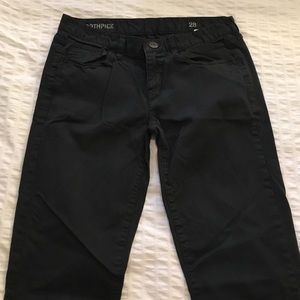 Navy J Crew Toothpick Pants