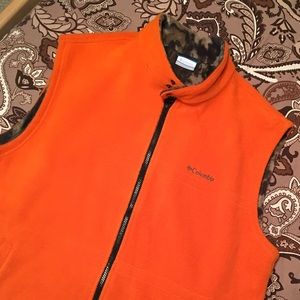 Men's Columbia fleece vest. NWOT