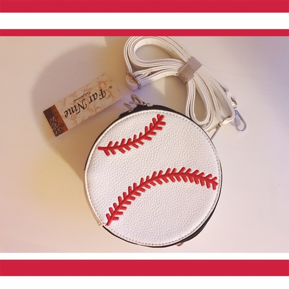NWT Baseball cross-body with detachable strap