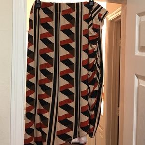 Aztec print skirt