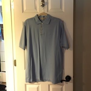 Light blue Burberry polo