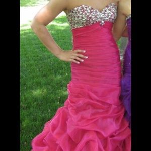 PINK PROM DRESS