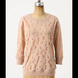 Anthropologie lace pullover