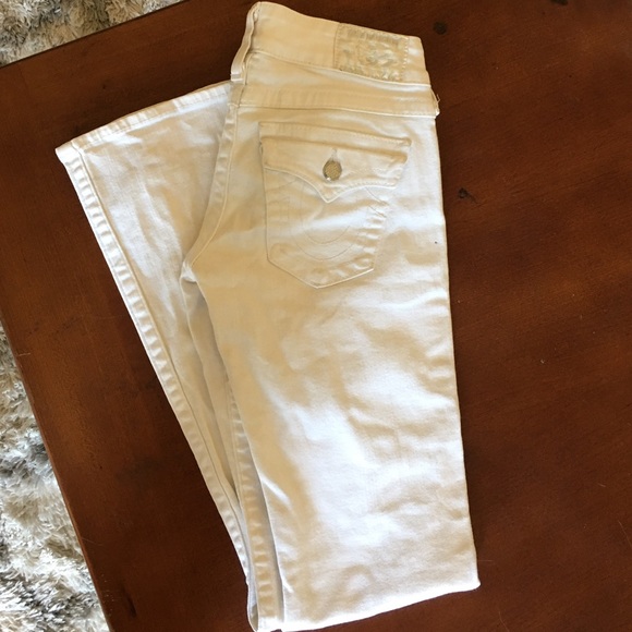 White True Religion denim jeans (real)