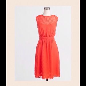 J Crew Zigzag Chiffon dress, Size 00.