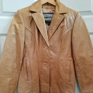 Leather Blazer Jacket