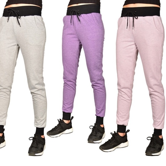 (Juniors) solid joggers with ribbed trim - Picture 2 of 2