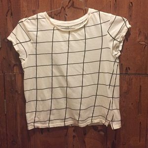 BDG Urban outfitters t-shirt light yellow black