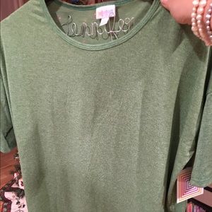 LULAROE green Irma NWT XS