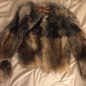 Faux fur jacket