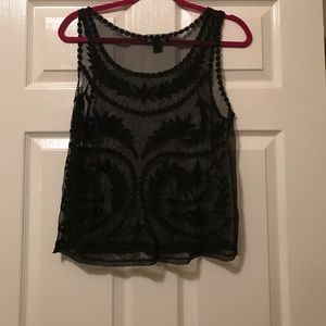 Forever 21 Tops - ‼️FLASH SALE‼️Forever 21 Sheer Patterned Top Forever 21 Tops - ‼️FLASH SALE‼️Forever 21 Sheer Patterned Top